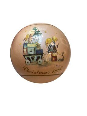 Schmid Berta Hummel Parade Toyland Glass Ornament Christmas 1980 Vintage Decor
